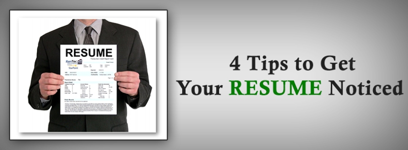 4 Tips to Get your Resume Noticed - TheGongzuo